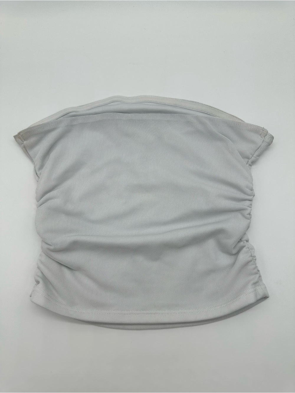 White Mesh Tube Top - Picture 2 of 8